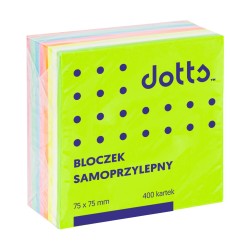 Kostka Samoprzylepna Dotts 75X75 400 Kartek Tęczowa (Nskt/D)