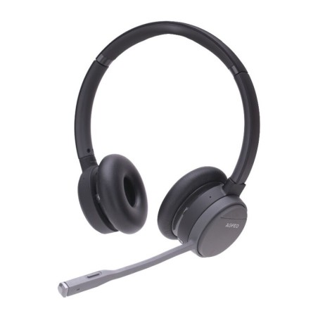Agfeo Infinity Zestaw Słuchawkowy Bezprzewodowy Opaska Na Głowę Biuro/Centrum Telefoniczne Bluetooth Czarny