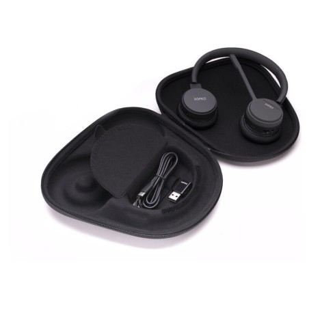 Agfeo Infinity Zestaw Słuchawkowy Bezprzewodowy Opaska Na Głowę Biuro/Centrum Telefoniczne Bluetooth Czarny