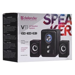 Defender Głośniki Komputerowe V11 2.1 11W Usb Kontrola Basów I Niskich Tonów 65111
