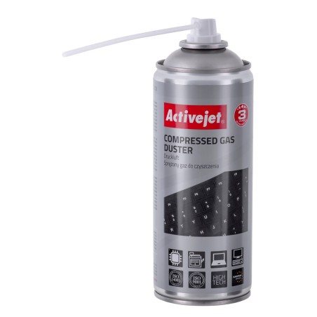 Activejet Aoc-200 Sprężone Powietrze (400 Ml) Niezbędny W Każdym Biurze, Środek Czyszczący. Przeznaczone Do Czyszczenia Elektron