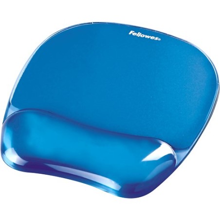 Fellowes Crystal Podkładka Pod Mysz I Nadgarstek Żelowa Niebieska