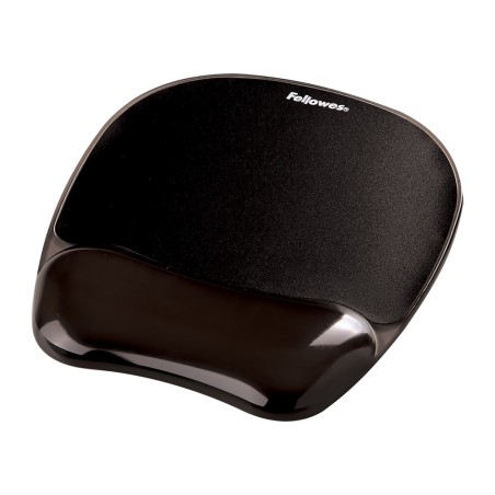 Fellowes Crystal Podkładka Pod Mysz I Nadgarstek Żelowa Czarna