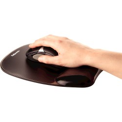 Fellowes Crystal Podkładka Pod Mysz I Nadgarstek Żelowa Czarna
