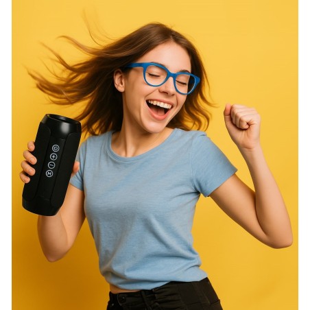 Squeak Głośnik Jet Bluetooth 5.3, 14W, Radio Fm, Microsd, Aux, Usb, Usb-C Sq1008
