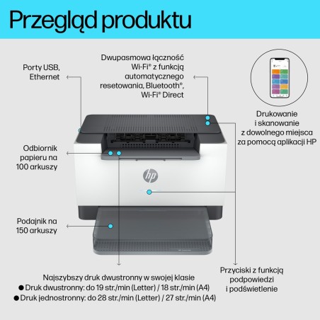 Drukarka Laserowa Hp Laserjet M207Dw
