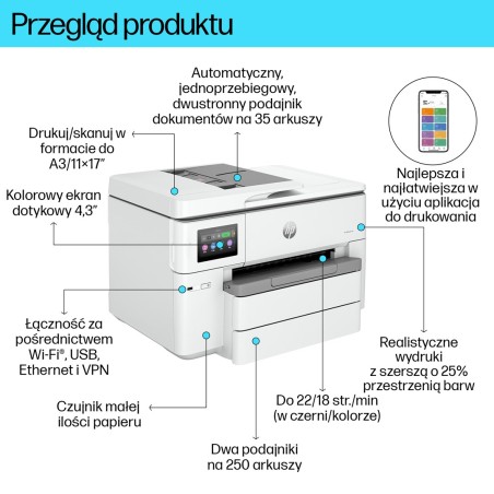 Urządzenie Wielofunkcyjne Hp Officejet Pro 9730E