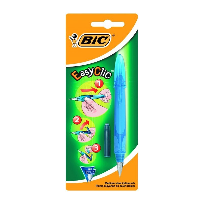 Pióro Wieczne Bic Easy Clic Standard Fp Niebieski Blister 1Szt, 8479004