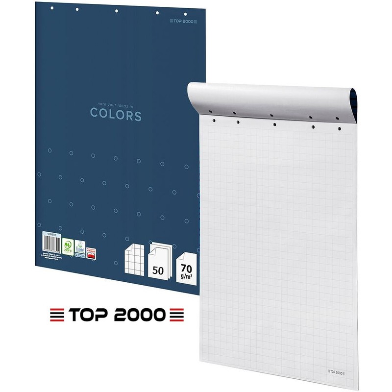 Blok Do Flipchartu Top 2000 Colors 64X90Cm Kratka (50)