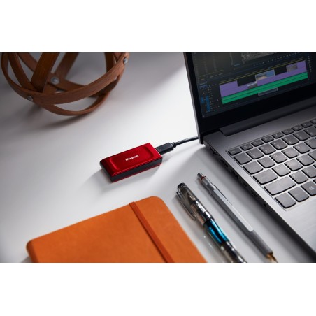 Kingston Dysk Ssd 2000G Portable Xs1000R Red
