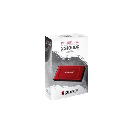 Kingston Dysk Ssd 2000G Portable Xs1000R Red