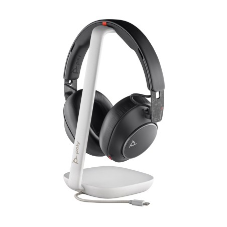 Poly Zestaw Słuchawkowy Voyager Surround 85 Uc Usb-C + Przejściówka Usb-C/A + Podstawka Ładująca