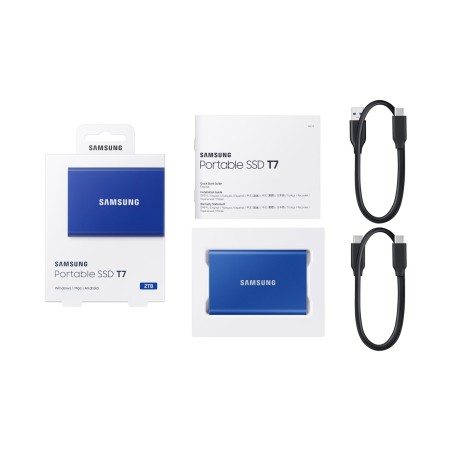 Dysk Samsung Ssd T7 Portable 2Tb Mu-Pc2T0H/Ww Niebieski