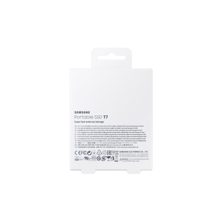 Dysk Samsung Ssd T7 Portable 2Tb Mu-Pc2T0H/Ww Niebieski