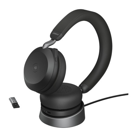 Jabra 27599-999-989 Słuchawki Bezprzewodowe Nagłowne, Bluetooth, Podstawka Do Ładowania, Czarne