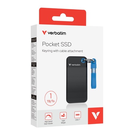 Dysk Ssd 1Tb Verbatim Pocket Ssd Usb 3.2/Niebieski Sprzedaż Detaliczna