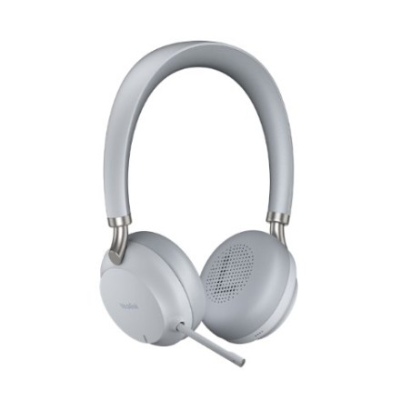 Yealink Bh72 Słuchawki Przewodowe I Bezprzewodowe Z Pałąkiem/ Muzyka Usb Type-A Stacja Ładująca Bluetooth Jasnoszary (1208615)