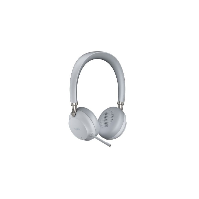 Yealink Bh72 Słuchawki Przewodowe I Bezprzewodowe Z Pałąkiem/ Muzyka Usb Type-A Stacja Ładująca Bluetooth Jasnoszary (1208615)