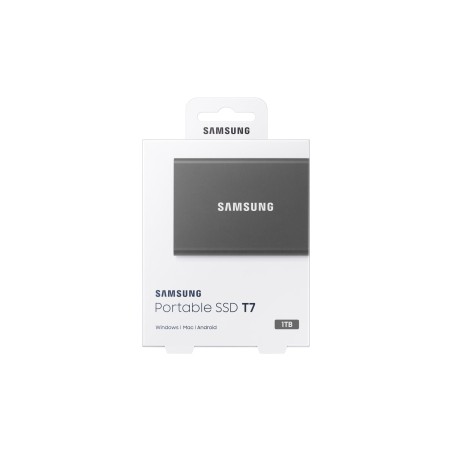 Dysk Zewnętrzny Ssd Samsung T7 (1Tb  Usb 3.2  Szary  Mu-Pc1T0T/Ww)