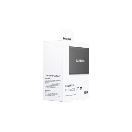 Dysk Zewnętrzny Ssd Samsung T7 (1Tb  Usb 3.2  Szary  Mu-Pc1T0T/Ww)