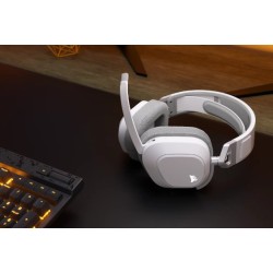 Corsair Ca-9011296-Eu Słuchawki/Zestaw Słuchawkowy Bezprzewodowy Opaska Na Głowę Gaming Bluetooth Biały