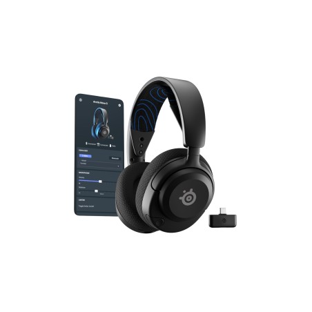 Zestaw Słuchawkowy Steelseries Arctis Nova 5P Wireless Bezprzewodowy Opaska Na Głowę Gaming Usb Type-C Bluetooth Czarny