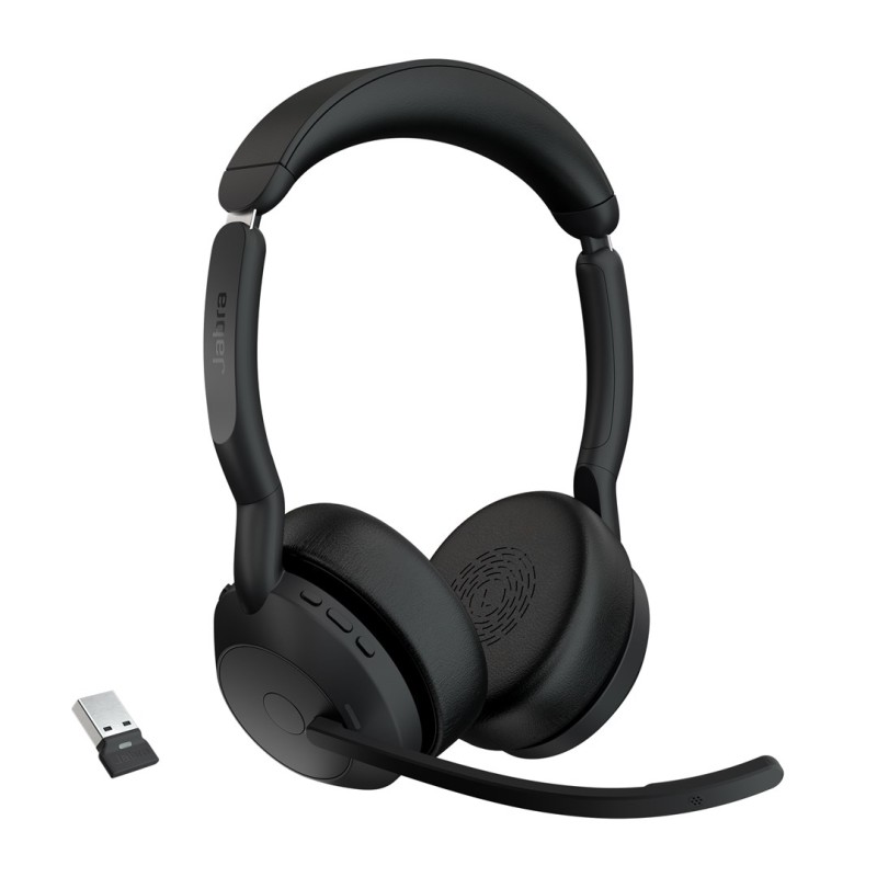 Jabra 25599-989-999 Słuchawki/Zestaw Słuchawkowy Bezprzewodowy Opaska Na Głowę Biuro/Centrum Telefoniczne Bluetooth Podstawka Do