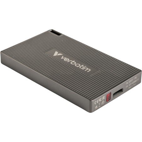 Verbatim 32030 Zewnętrzny Dysk Ssd 512 Gb Usb Type-C Usb 3.2 Gen 2X2 Szary