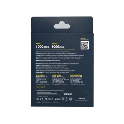 Patriot Transporter Lt 1Tb Usb3.2 Type-C Ssd 1000 Mb/S Alu Black