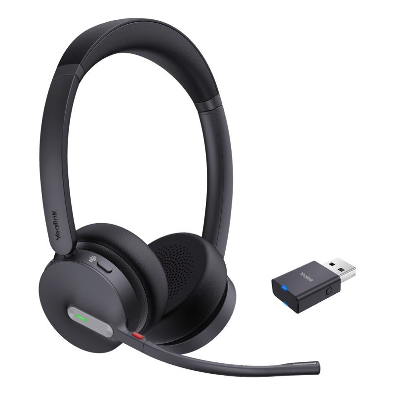 Yealink Wh64 Hybrid Dual Teams Zestaw Słuchawkowy Bezprzewodowy Opaska Na Głowę Biuro/Centrum Telefoniczne Micro-Usb Bluetooth C