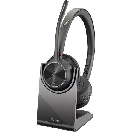 Poly Zestaw Słuchawkowy Voyager 4320-M Z Certyfikatem Microsoft Teams + Adapter Bt700 + Stacja Ładująca