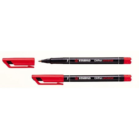 Foliopis Stabilo Ohpen Niezmywalny 0.7Mm Czerwony 842/40