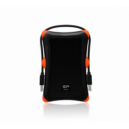 Dysk Zewnętrzny Hdd Silicon Power Armor A30 (2Tb  2.5"  Usb 3.2  5400 Obr/Min  Orange-Black  Sp020Tbphda30S3K)