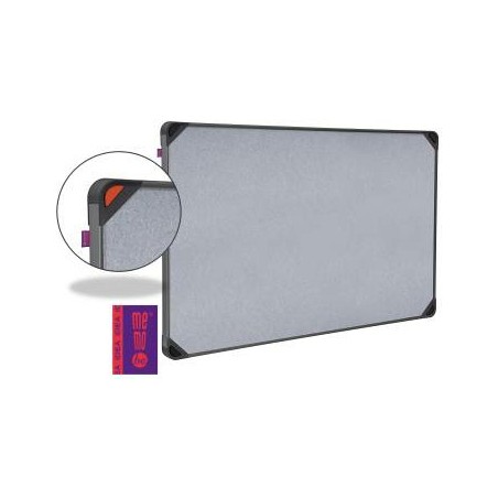 Tablica Filcowa Memobe Idea Edge 90X60Cm Rama Aluminiowa Czarna
