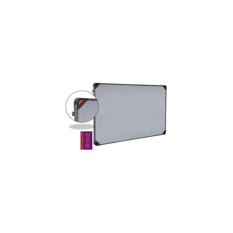 Tablica Filcowa Memobe Idea Edge 90X60Cm Rama Aluminiowa Czarna