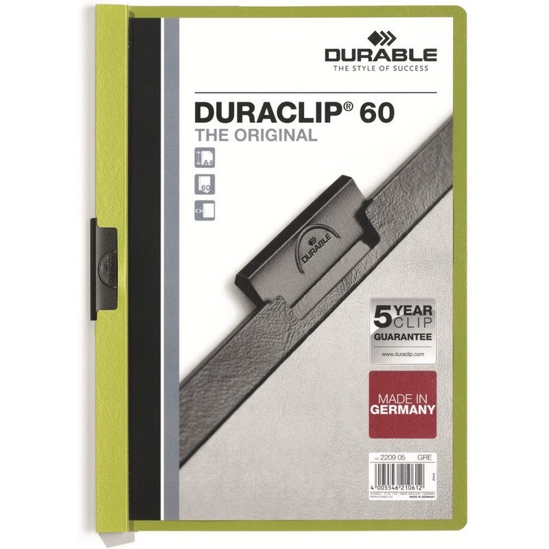 Skoroszyt Zaciskowy Durable Duraclip 60