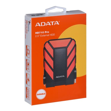 Dysk Zewnętrzny Hdd Adata Hd710 Pro (1Tb  2.5"  Usb 3.2  Czerwony)