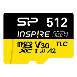 Silicon Power Microsdxc Power Inspire 512Gb V30 Tlc 170/150 Mb/S