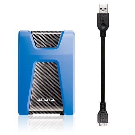 Dysk Zewnętrzny Hdd Adata Hd650 (1Tb  2.5"  Usb 3.2  Niebieski)