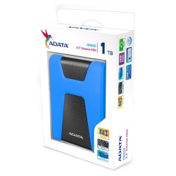 Dysk Zewnętrzny Hdd Adata Hd650 (1Tb  2.5"  Usb 3.2  Niebieski)