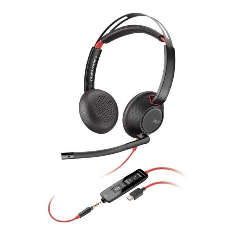 Słuchawki Nauszne Poly Blackwire 5220 8X231Aa