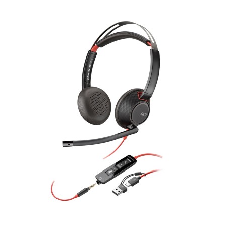 Słuchawki Nauszne Poly Blackwire 5220 8X231Aa