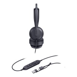 Yealink Uh42 Dual Uc Usb-C/A Zestaw Słuchawkowy Przewodowa Opaska Na Głowę Połączenia/Muzyka Usb Type-C / Usb Type-A Czarny