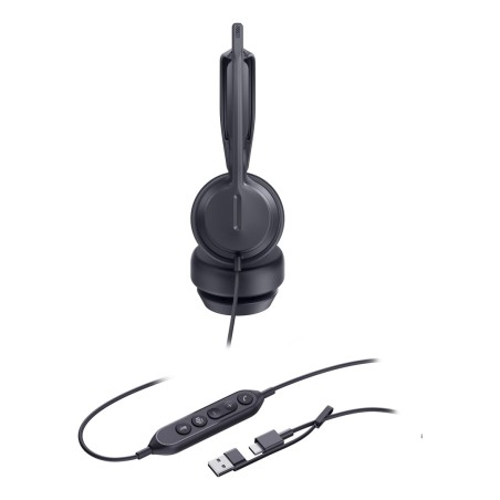 Yealink Uh42 Dual Teams Usb-C/A Zestaw Słuchawkowy Przewodowa Opaska Na Głowę Połączenia/Muzyka Usb Type-C / Usb Type-A Czarny