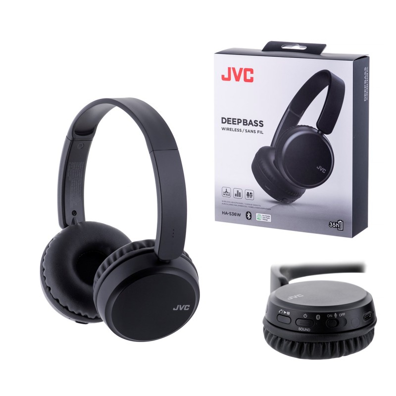 Słuchawki Jvc Has-36Wbu Bt Black