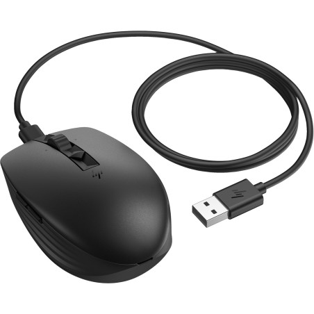 Mysz Hp 710 Rechargeable Silent Mouse Black Bezprzewodowa Z Akumulatorem Czarna 6E6F2Aa