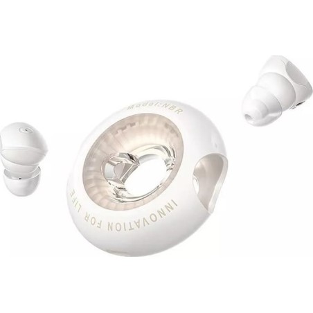 Bezprzewodowe Słuchawki Douszne Vention Donut-Shaped Bt 5.3 Ipx4 Białe