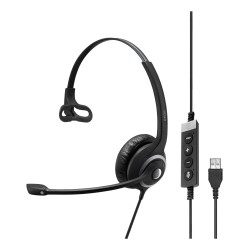 Epos Impact Sc 230 Usb Ms Ii Zestaw Słuchawkowy Przewodowa Opaska Na Głowę Biuro/Centrum Telefoniczne Usb Typu-A Czarny