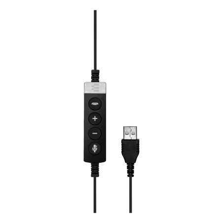 Epos Impact Sc 230 Usb Ms Ii Zestaw Słuchawkowy Przewodowa Opaska Na Głowę Biuro/Centrum Telefoniczne Usb Typu-A Czarny