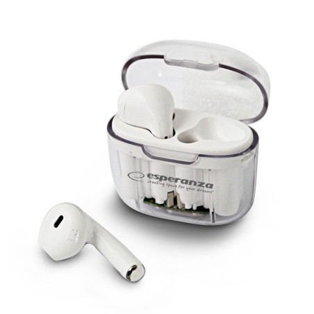 Esperanza Słuchawki Douszne Bluetooth Tws Anthe Whiterdera Eh237W